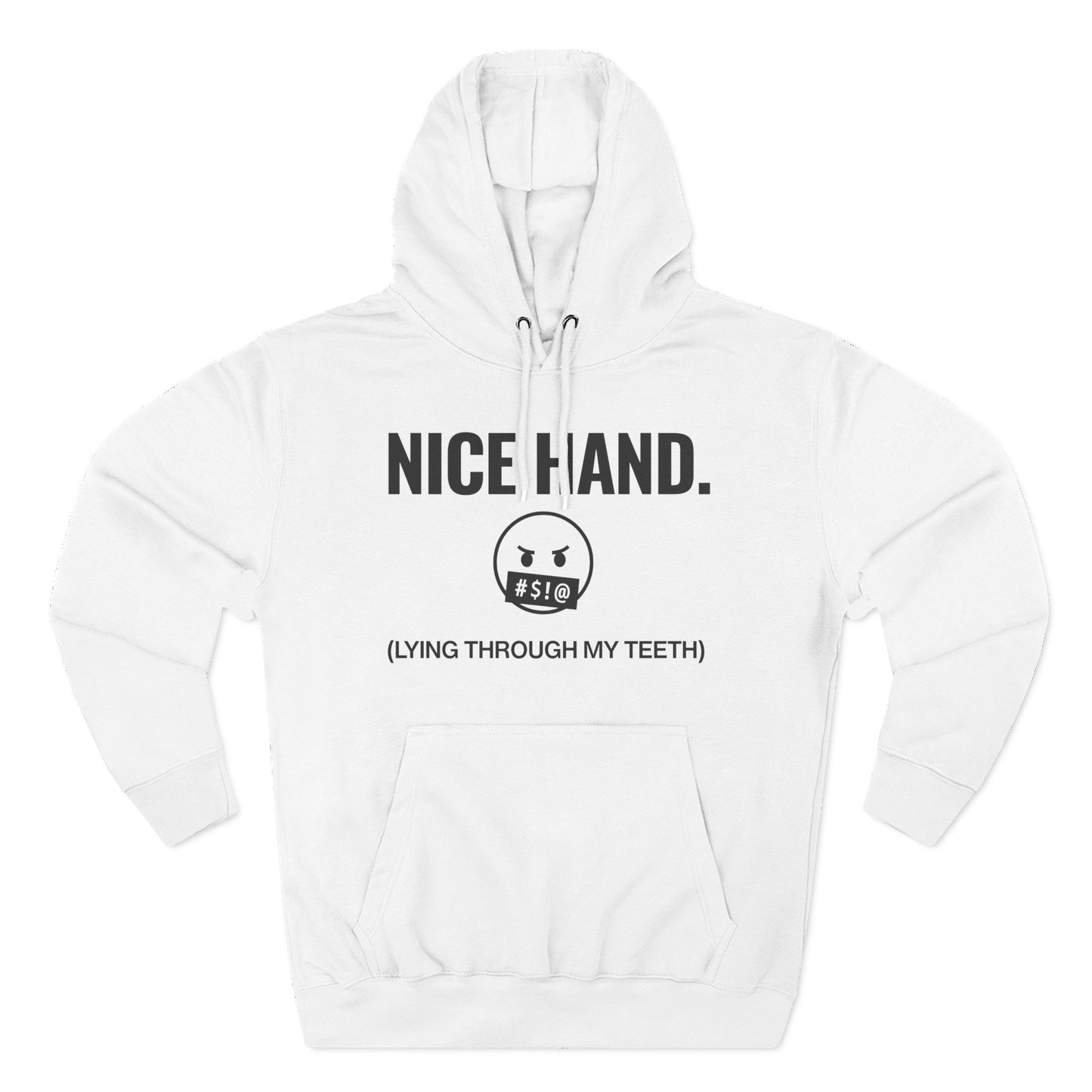 Nice Hand — Premium 3-Panel Fleece Hoodie