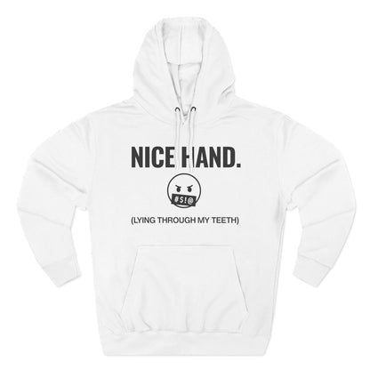 Nice Hand — Premium 3-Panel Fleece Hoodie