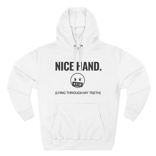 Nice Hand — Premium 3-Panel Fleece Hoodie