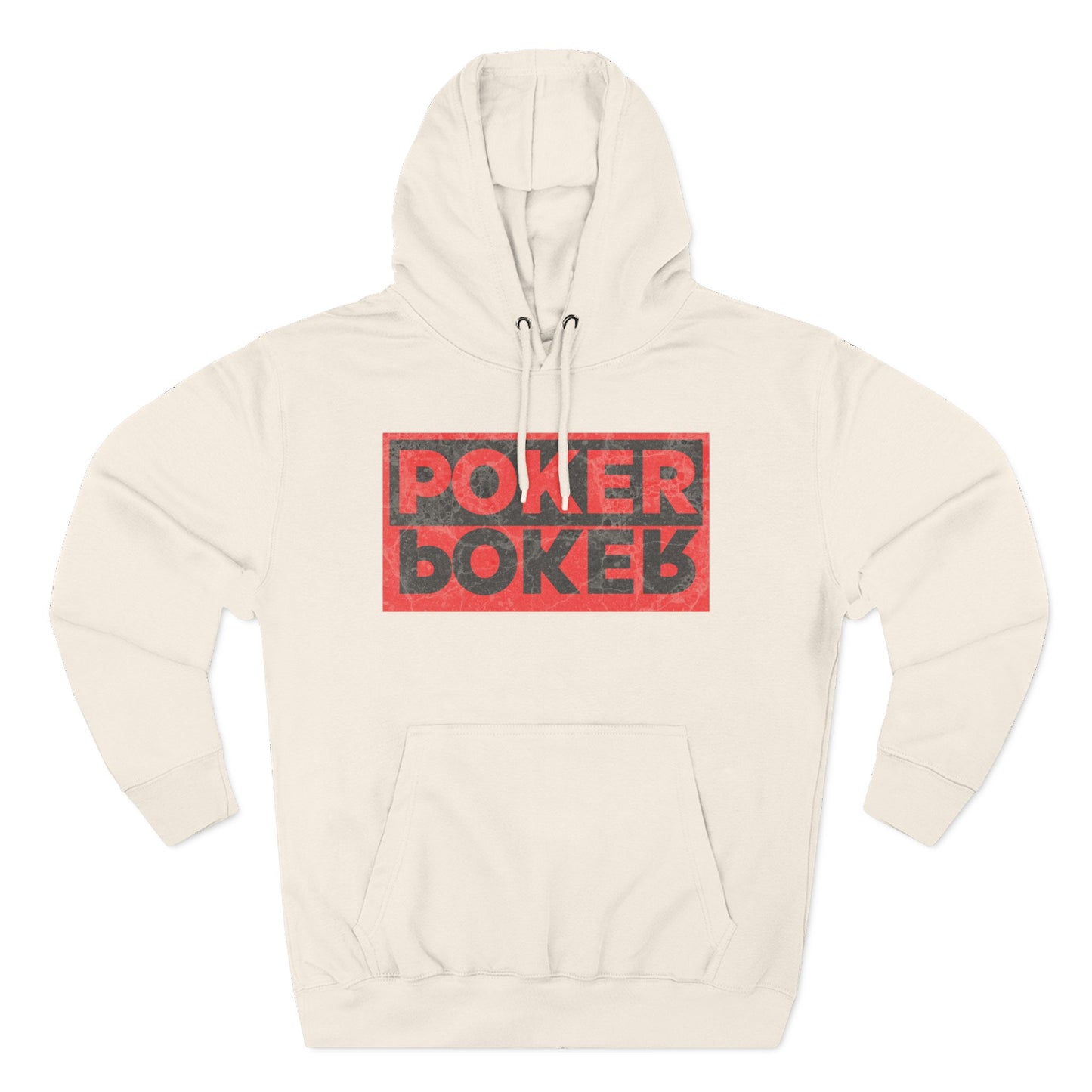 Poker/Poker — Premium 3 Panel Fleece Hoodie