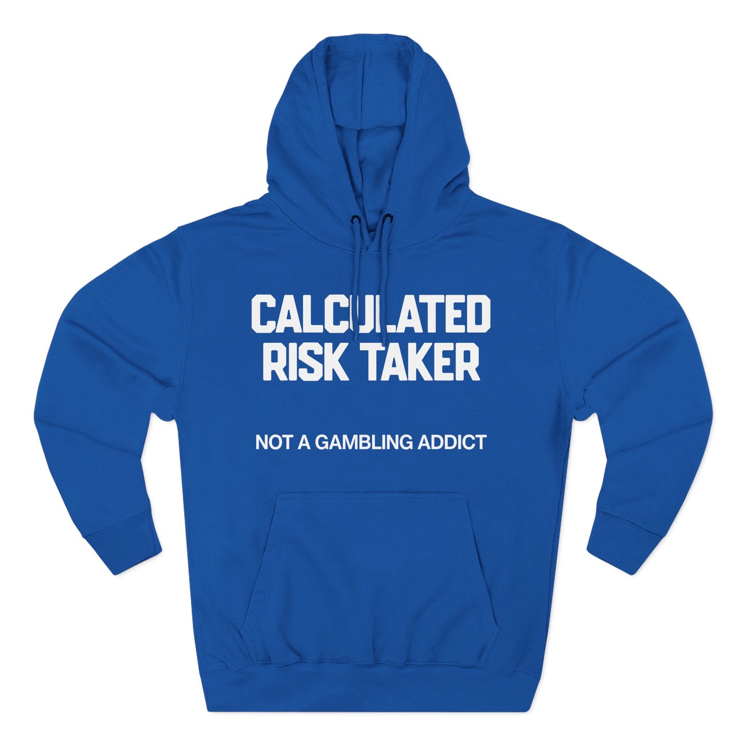 Calculated Risk Taker — Premium 3-Panel Fleece Hoodie