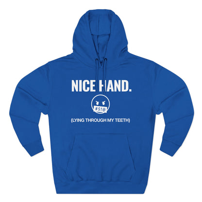 Nice Hand — Premium 3-Panel Fleece Hoodie