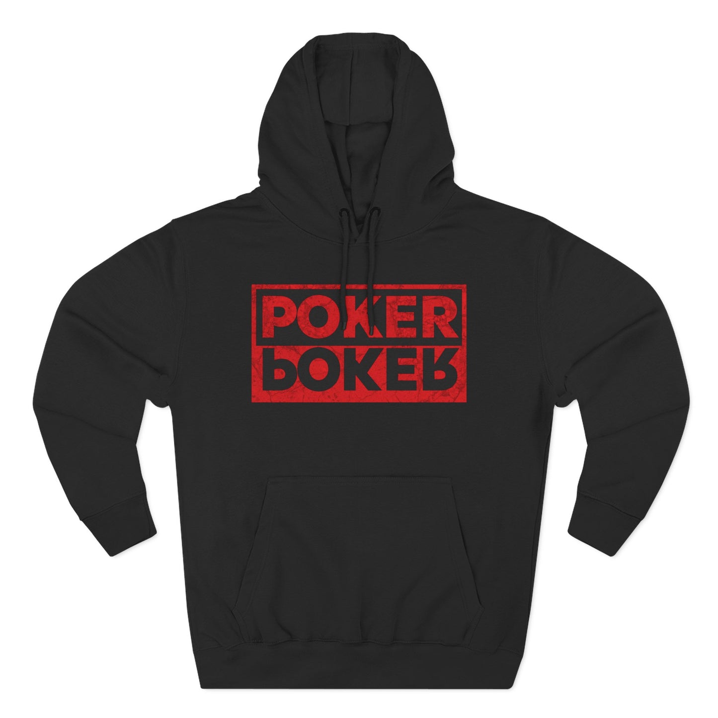 Poker/Poker — Premium 3 Panel Fleece Hoodie