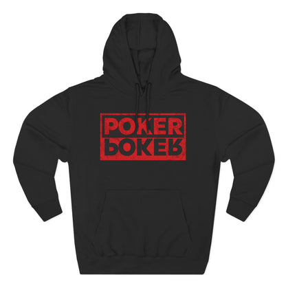 Poker/Poker — Premium 3 Panel Fleece Hoodie