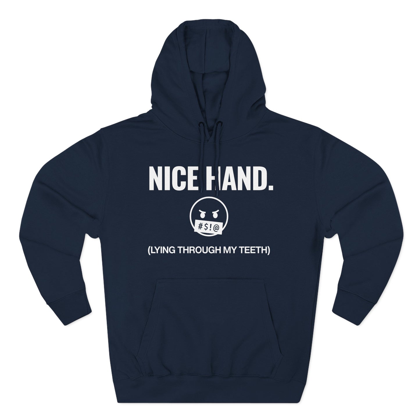 Nice Hand — Premium 3-Panel Fleece Hoodie