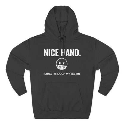Nice Hand — Premium 3-Panel Fleece Hoodie