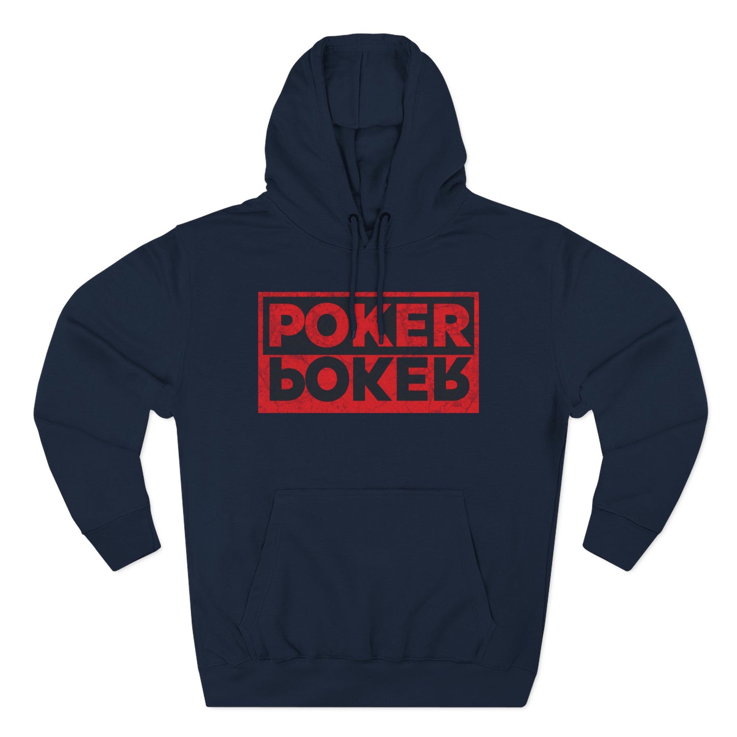 Poker/Poker — Premium 3 Panel Fleece Hoodie