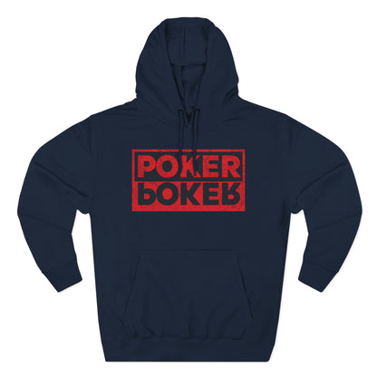 Poker/Poker — Premium 3 Panel Fleece Hoodie