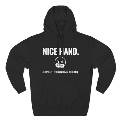 Nice Hand — Premium 3-Panel Fleece Hoodie