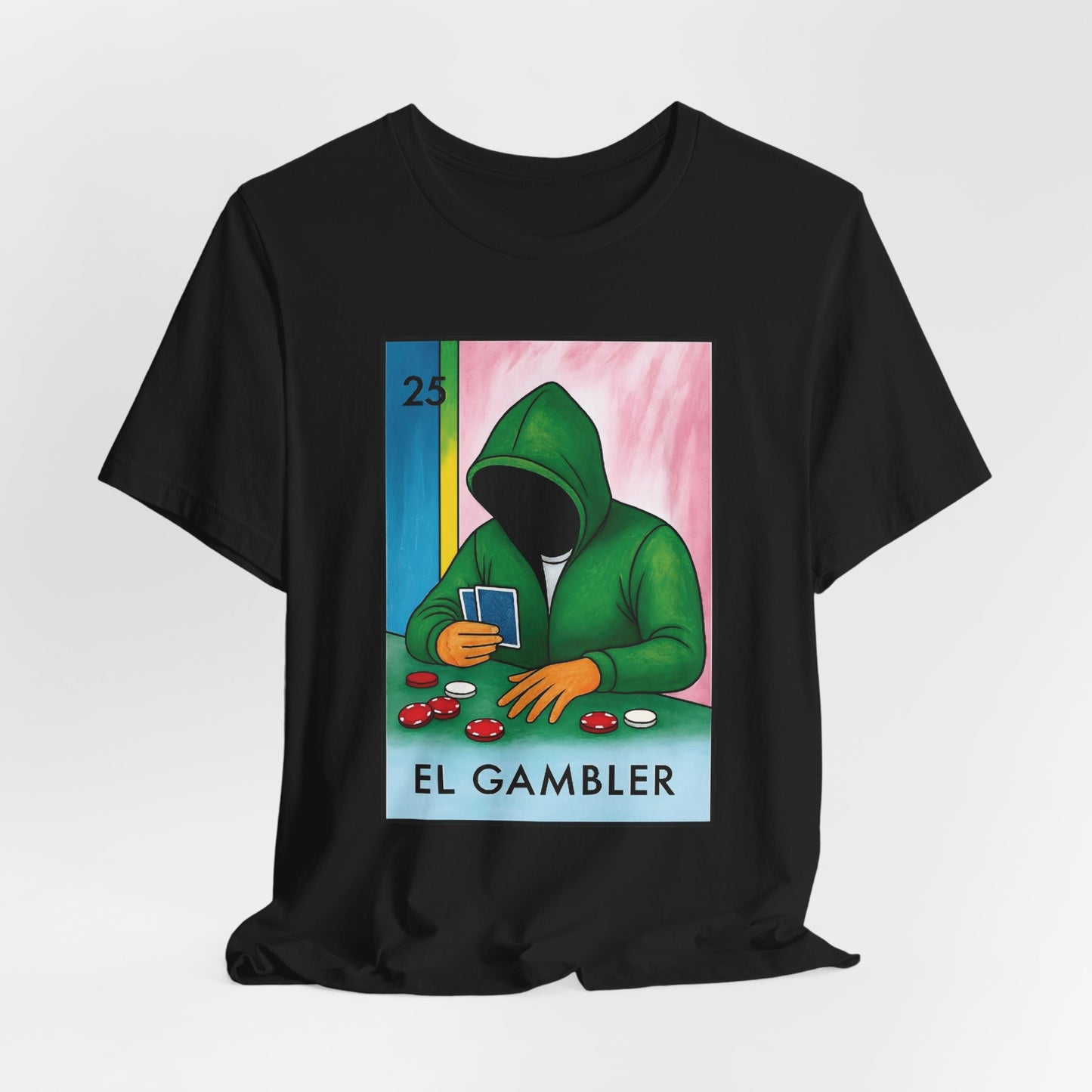 El Gambler: Loteria Style T-Shirt